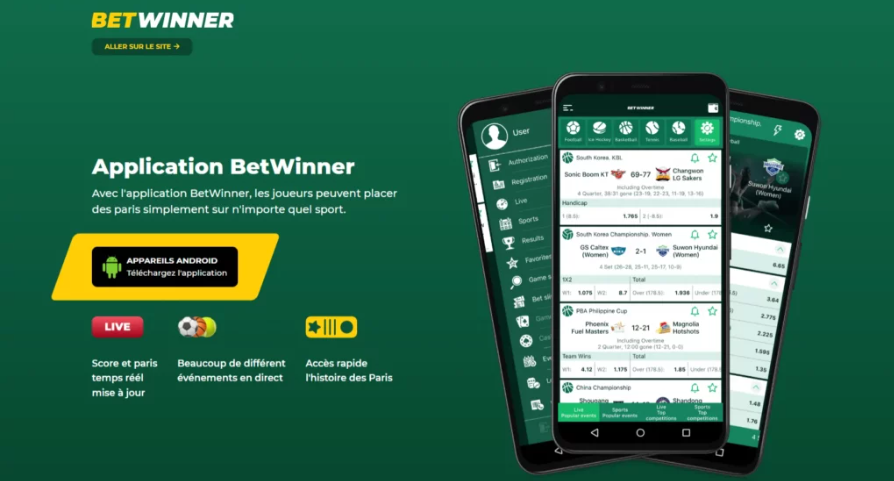 Découvrez Betwinner App  la Révolution des Paris Sportifs sur Mobile